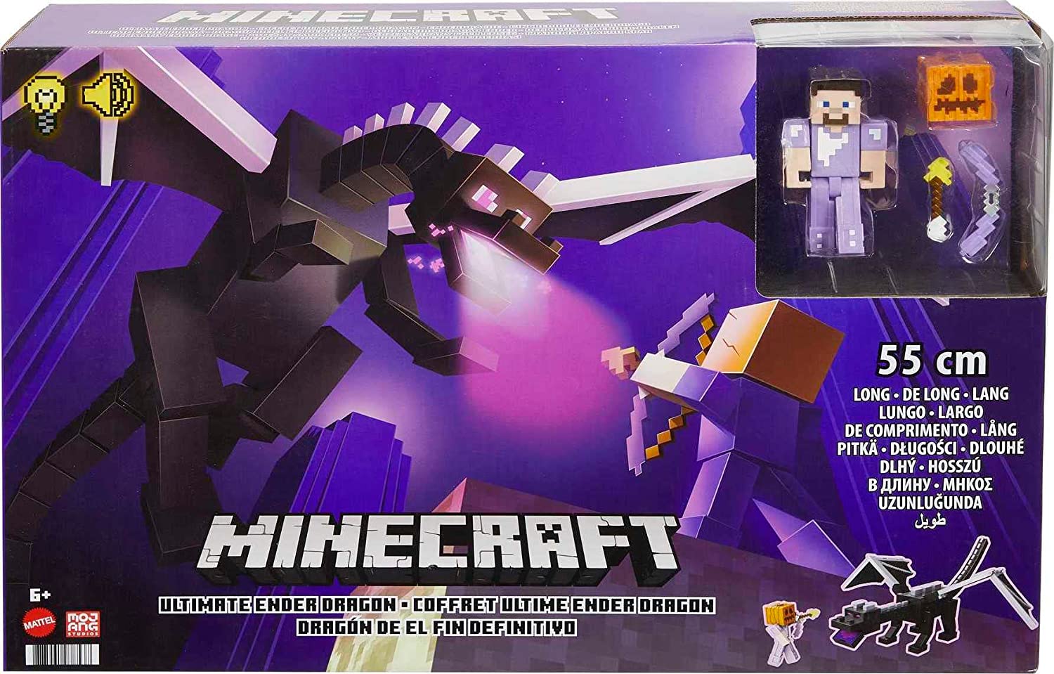 Photos - Action Figures / Transformers Ultimate Minecraft  Ender Dragon Figure 20 inch Mist-Breathing Creature GYR76 